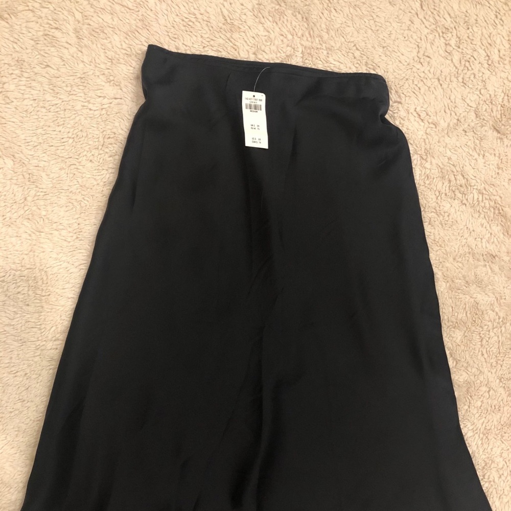 Satin Midi Skirt